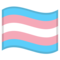 Transgender Flag emoji on Google